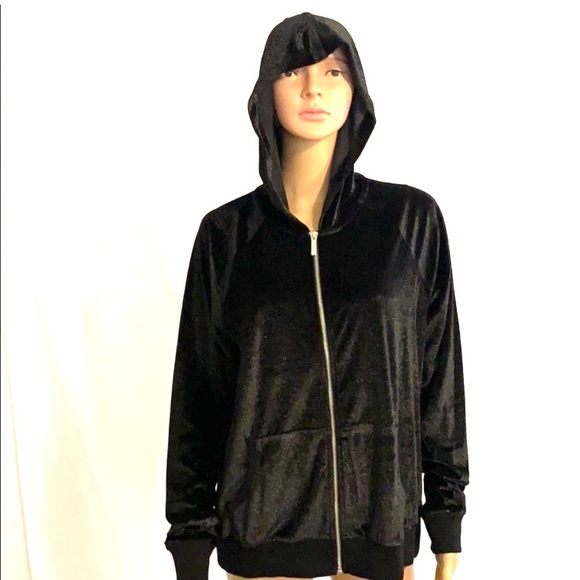 Michael Kors Tops - Ladies Michael Kors Sparkly Black ZIP Hoodie